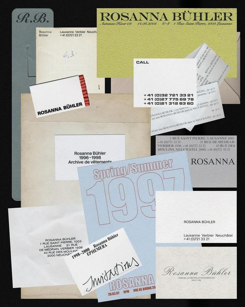 Printed ephemera collage reference